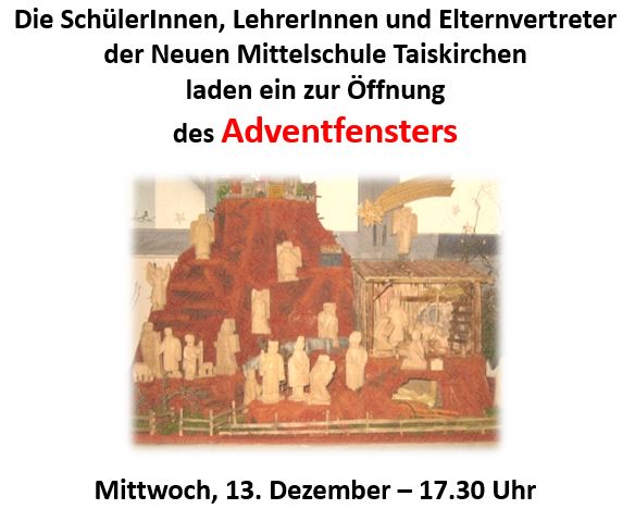 Einladung Adventfenster 17 12 13