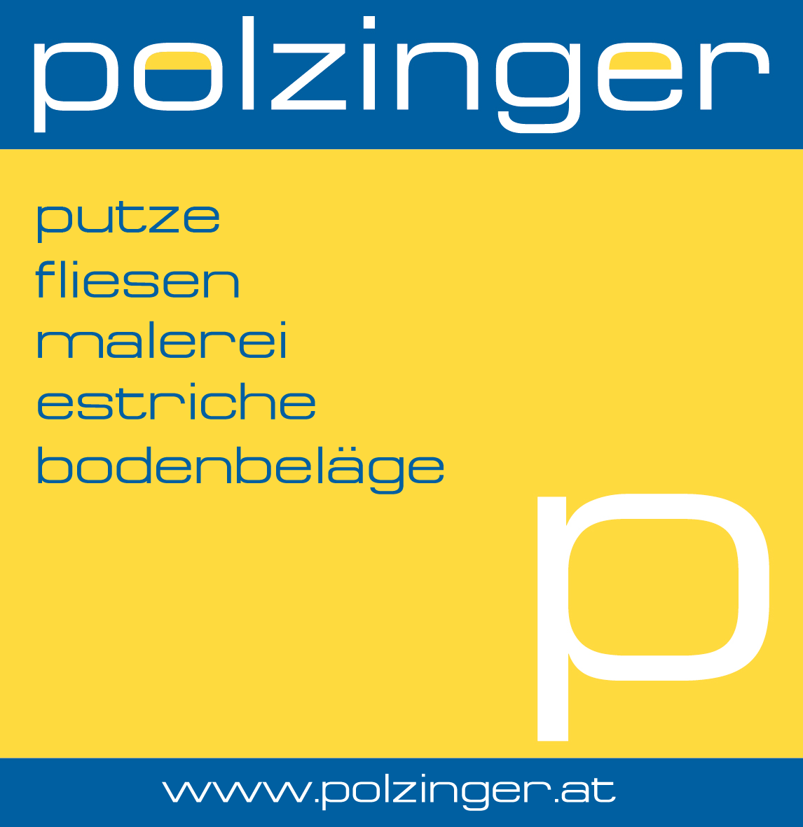 Logo mit allen Gewerken Polzinger