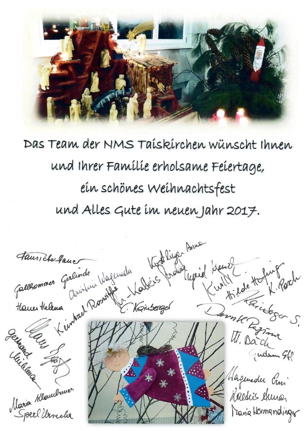 Weihnachtswuensche 2016