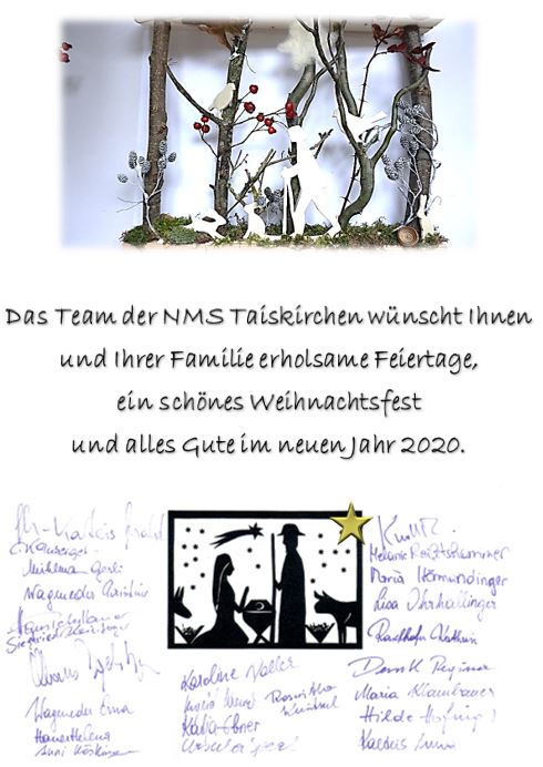 Weihnachtswünsche 2019